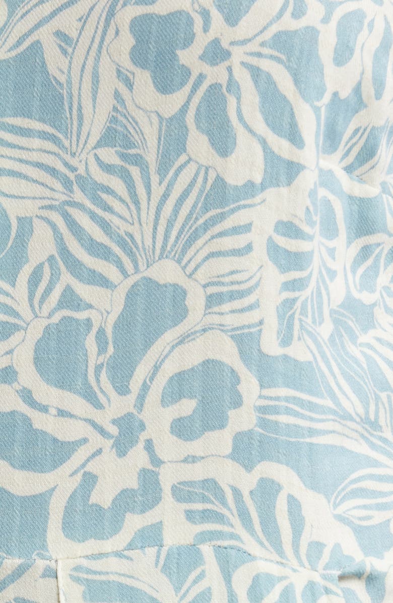 Rip Curl Chambray Floral Print Jumpsuit, Alternate, color, 