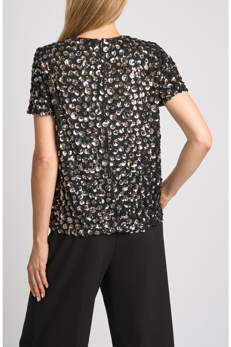 Edith Sequined Top, Alternate, color, RICH BLACK