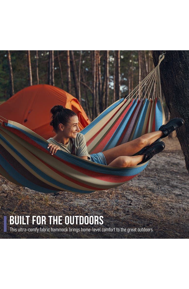 SORBUS Double Hammock, Alternate, color, Multi Red