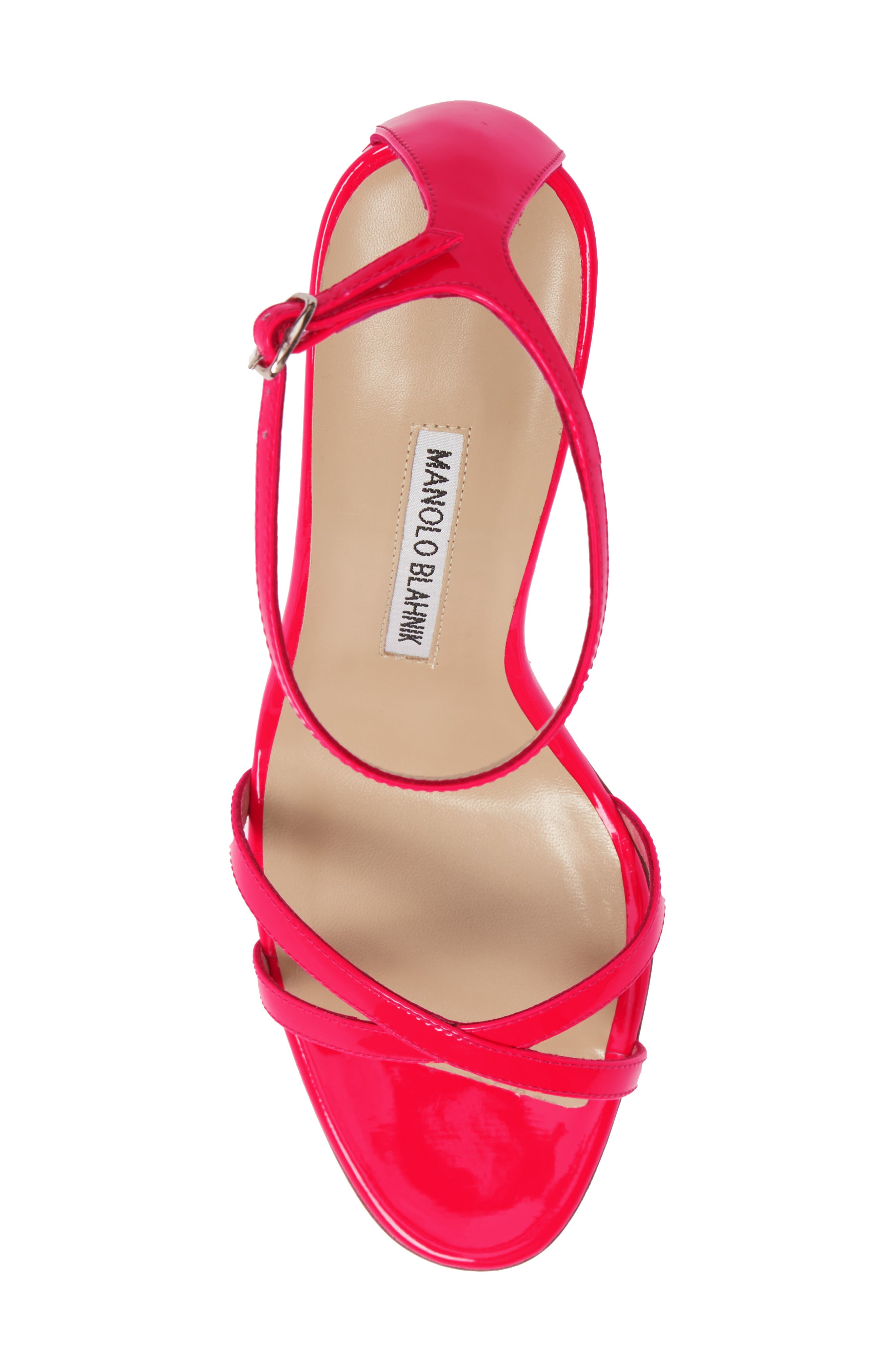 Paloma Neon Ankle Strap Sandal, Alternate, color, PINK FLUO