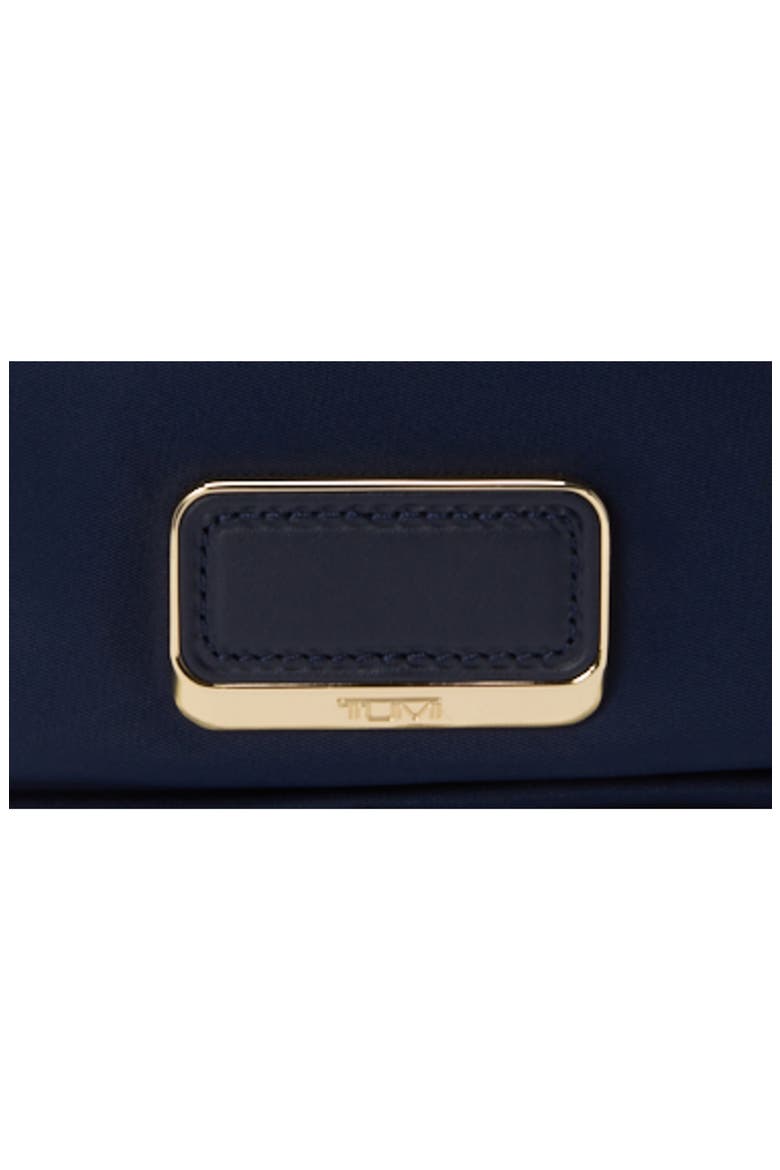 Voyageur Madeline Cosmetics Case, Alternate, color, INDIGO/ LIGHT GOLD