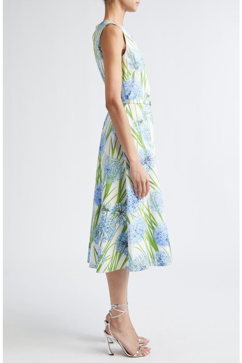 Allium Cotton Poplin Dress, Alternate, color, BLUE/ WHITE