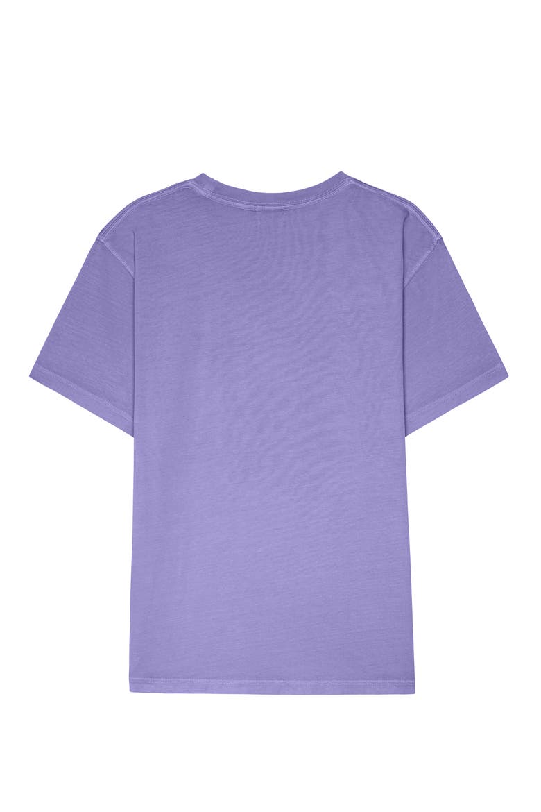 Mens Lil Alien Midweight Garment Dye Tee, Alternate, color, Purple Haze