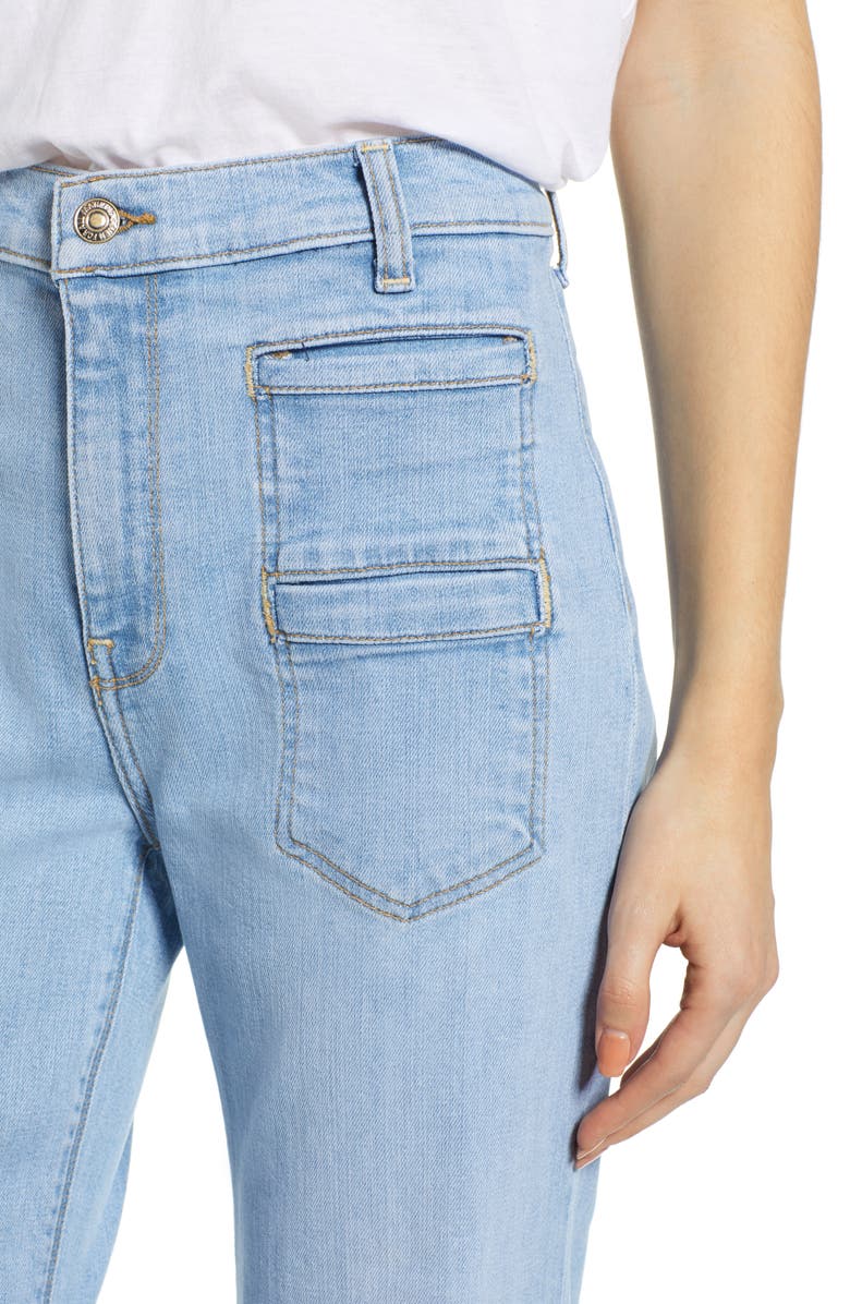 7 For All Mankind <sup>®</sup> Georgia High Waist Flare Jeans, Alternate, color, 