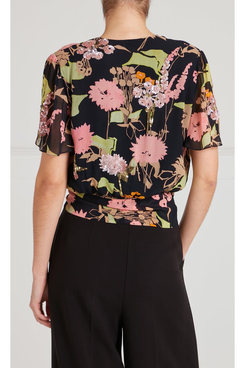Maisie Blouse, Alternate, color, Black Mix
