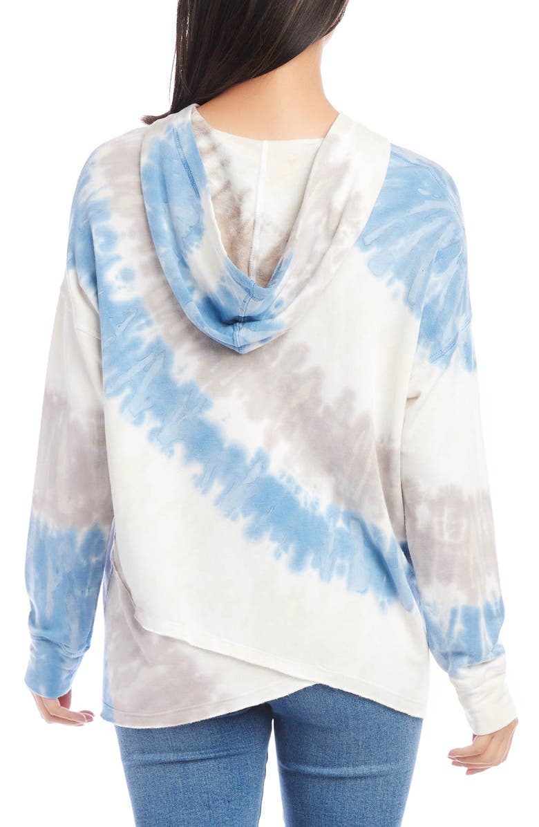 Karen Kane Asymmetric Hem Hoodie, Alternate, color,