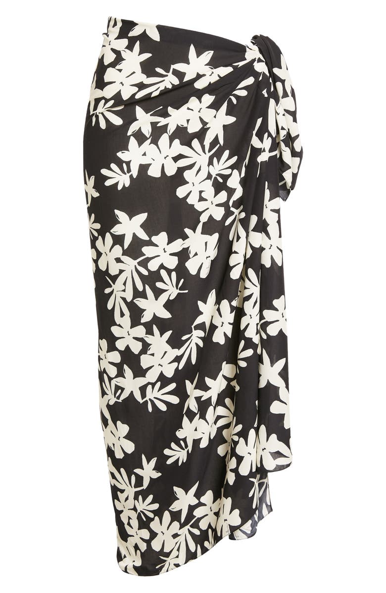 lemlem Sea Floral Sarong, Alternate, color,