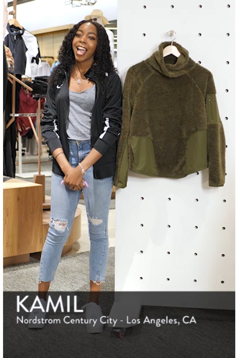 Fleece Mock Neck Top video