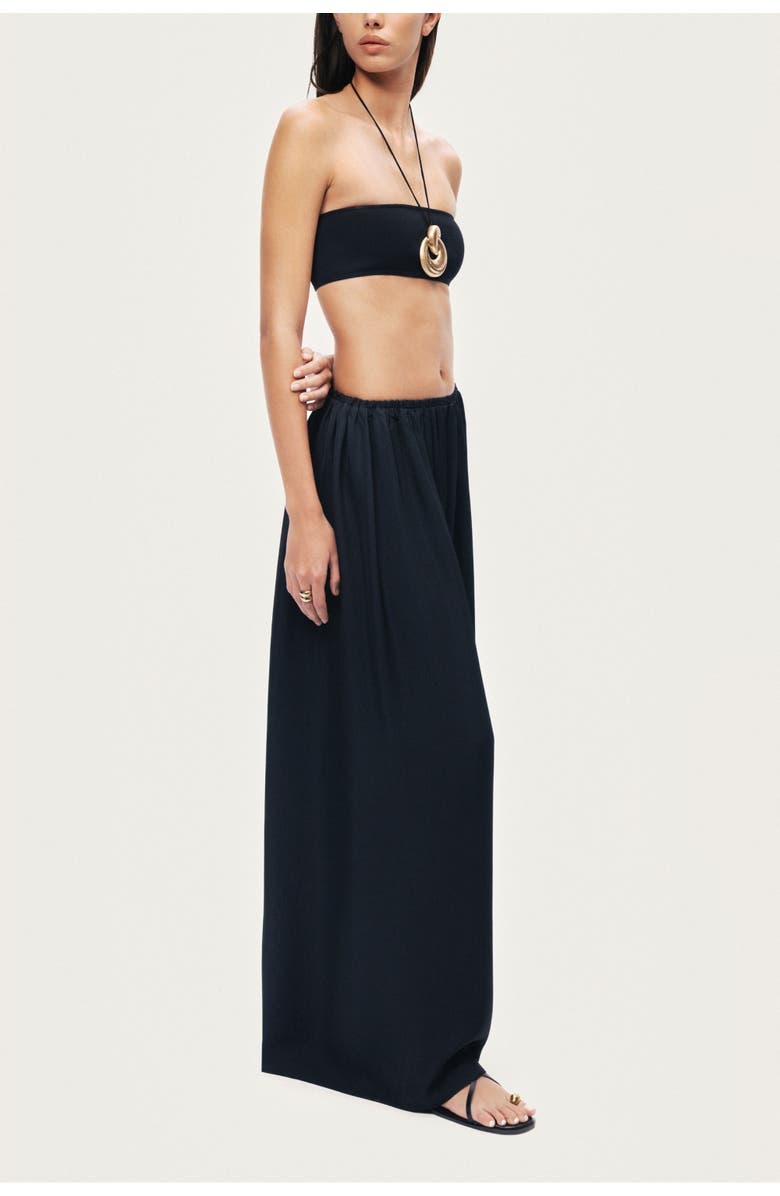 Nocturne Elasticated Wide-Leg Pants, Alternate, color, Black