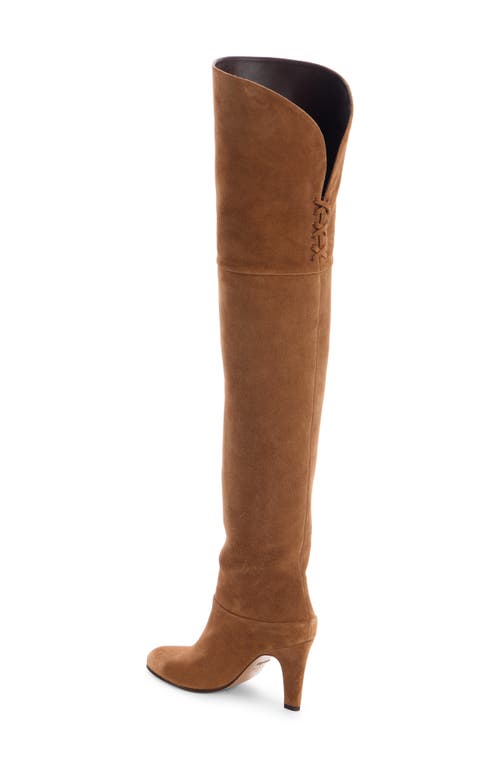 Chloé Eve Over The Knee Boot In Animal Print
