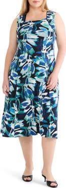 NIC+ZOE Giverney Blanche Knit Midi Dress