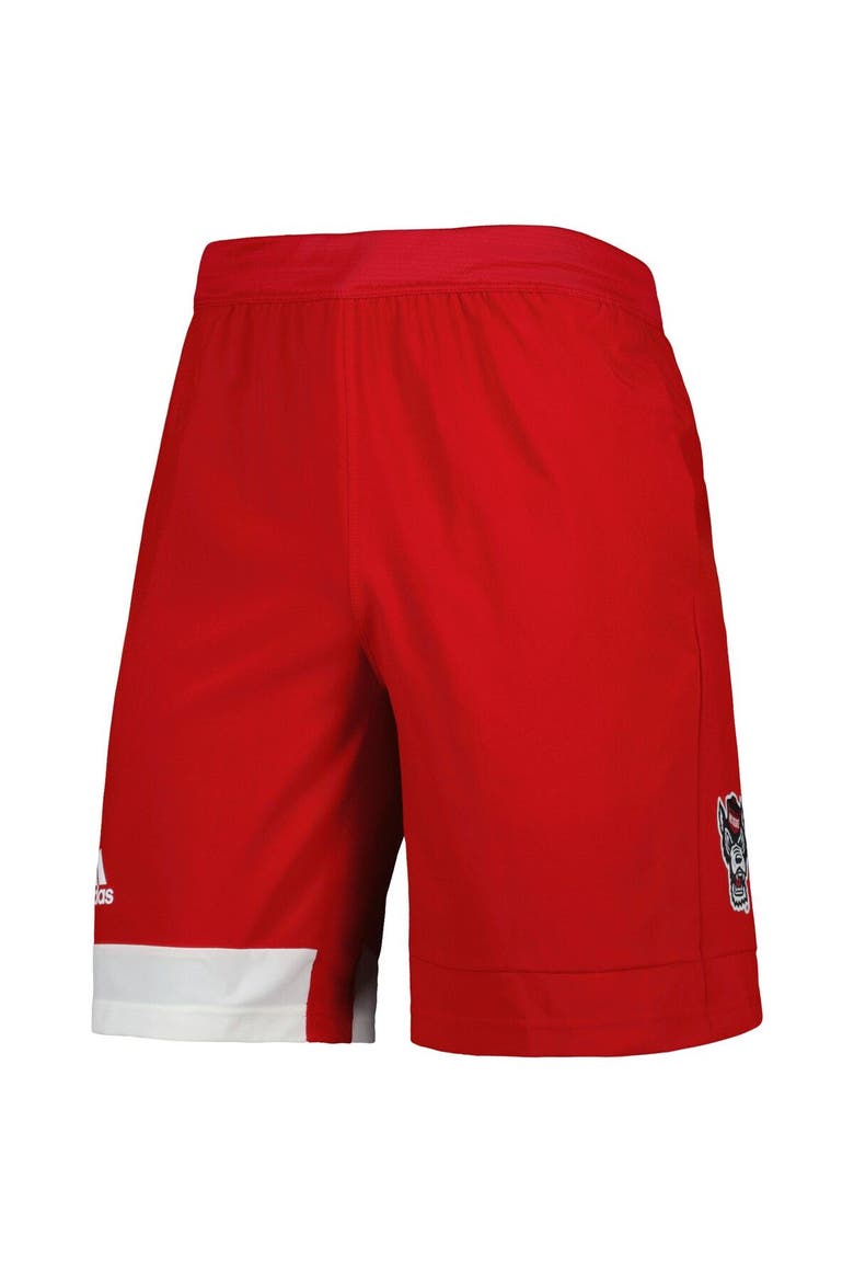 Men's adidas Red NC State Wolfpack Training Shorts, Alternate, color, Red