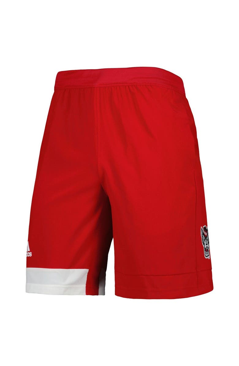adidas Men's adidas Red NC State Wolfpack Training Shorts, Alternate, color, 
