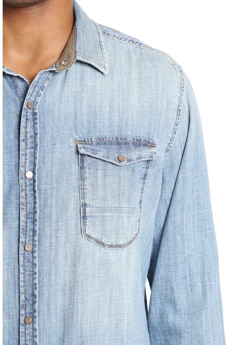 Rio Denim Shirt, Alternate, color, LIGHT CAMO VINTAGE