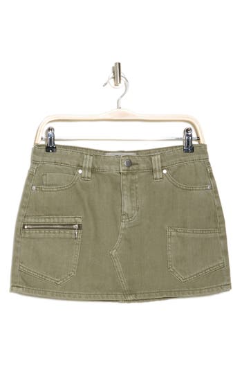 PTCL PTCL MOTO POCKET DENIM MINISKIRT
