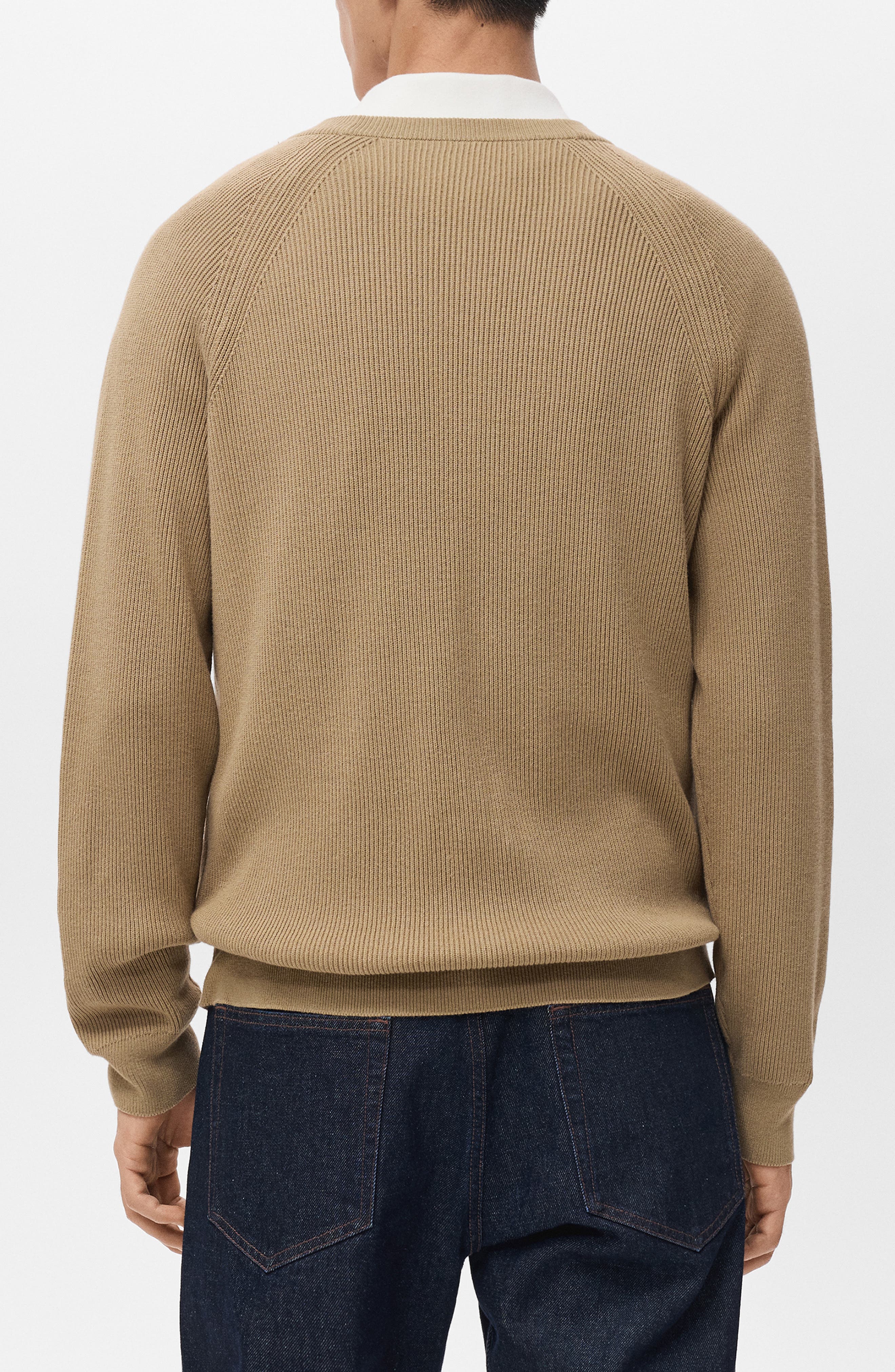 Ribbed Cotton Blend Cardigan - image 2
