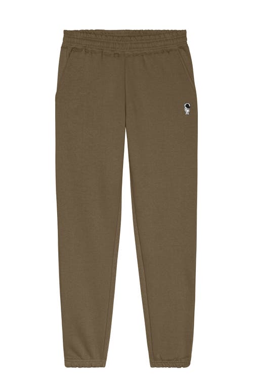 Dalix Mens Astronaut Heavyweight Fleece Sweatpant In Brown