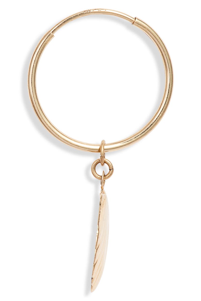Hoop Earring, Alternate, color, GOLD