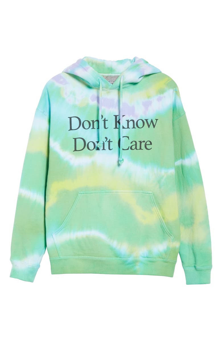 Ashley Williams Don't Know Don't Care Tie Dye Hoodie, Alternate, color,