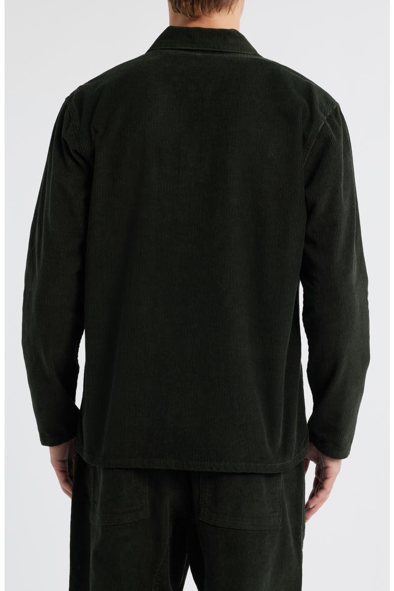 Organic Cotton Corduroy Button-Up Chore Coat, Alternate, color, COPPICE