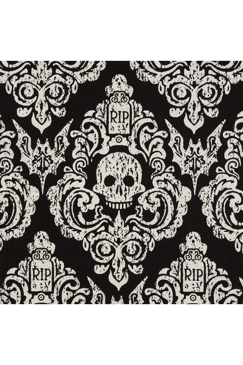 Hallowen Print Napkin Set/6, Alternate, color, Graveyard Damask