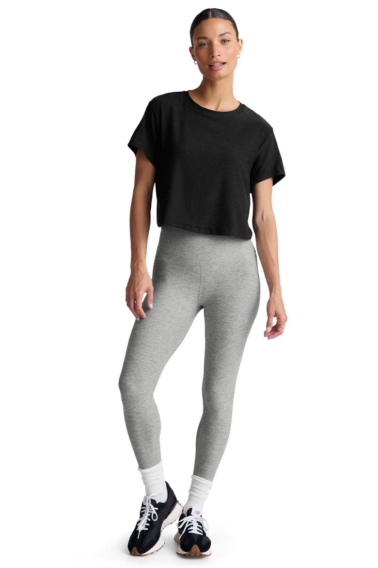Featherweight Supreme Crop T-Shirt, Alternate, color, DARKEST NIGHT