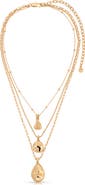 Ettika Circle Flow Layered Necklace