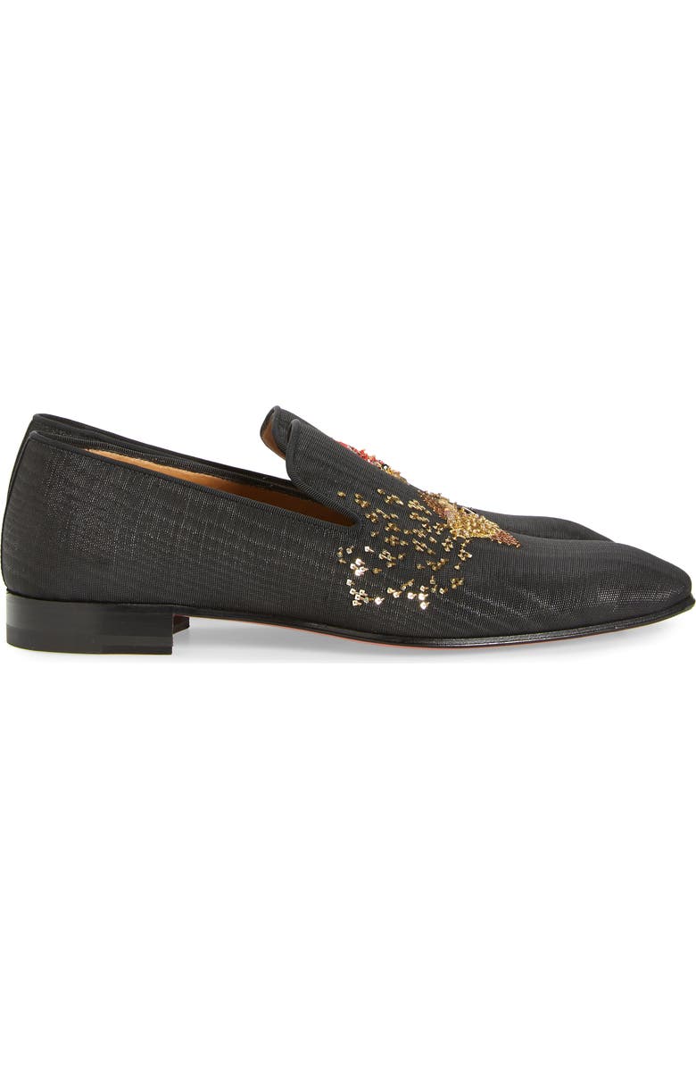Christian Louboutin Aqualac Beaded Loafer, Alternate, color,