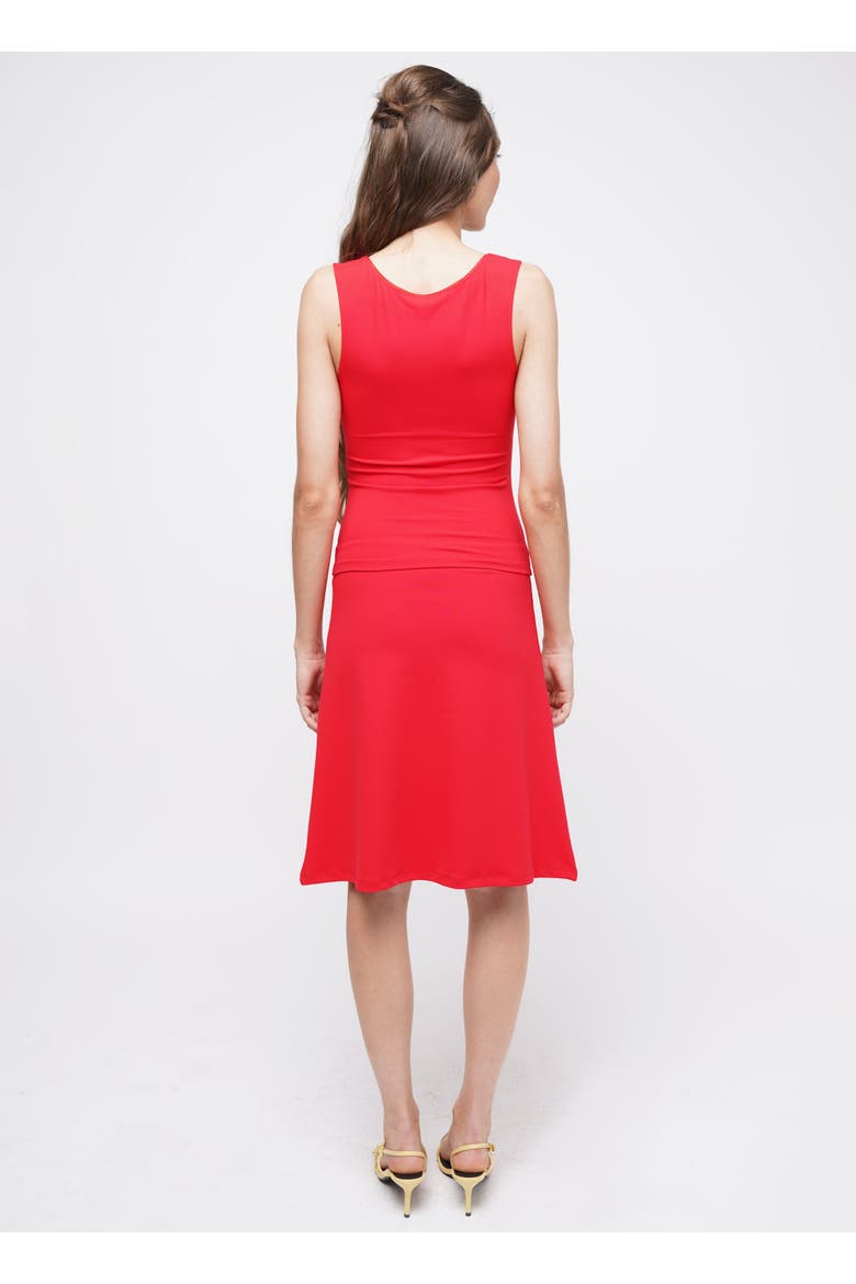 Cora Square Tank, Alternate, color, Cherry Red