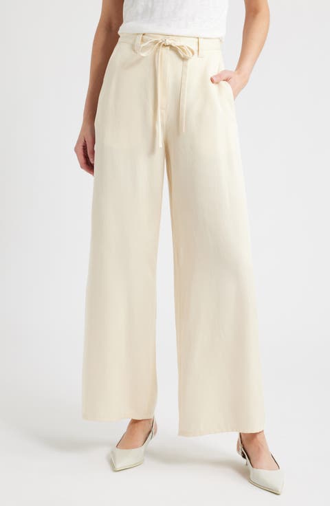 Wide Leg Drawstring Pants