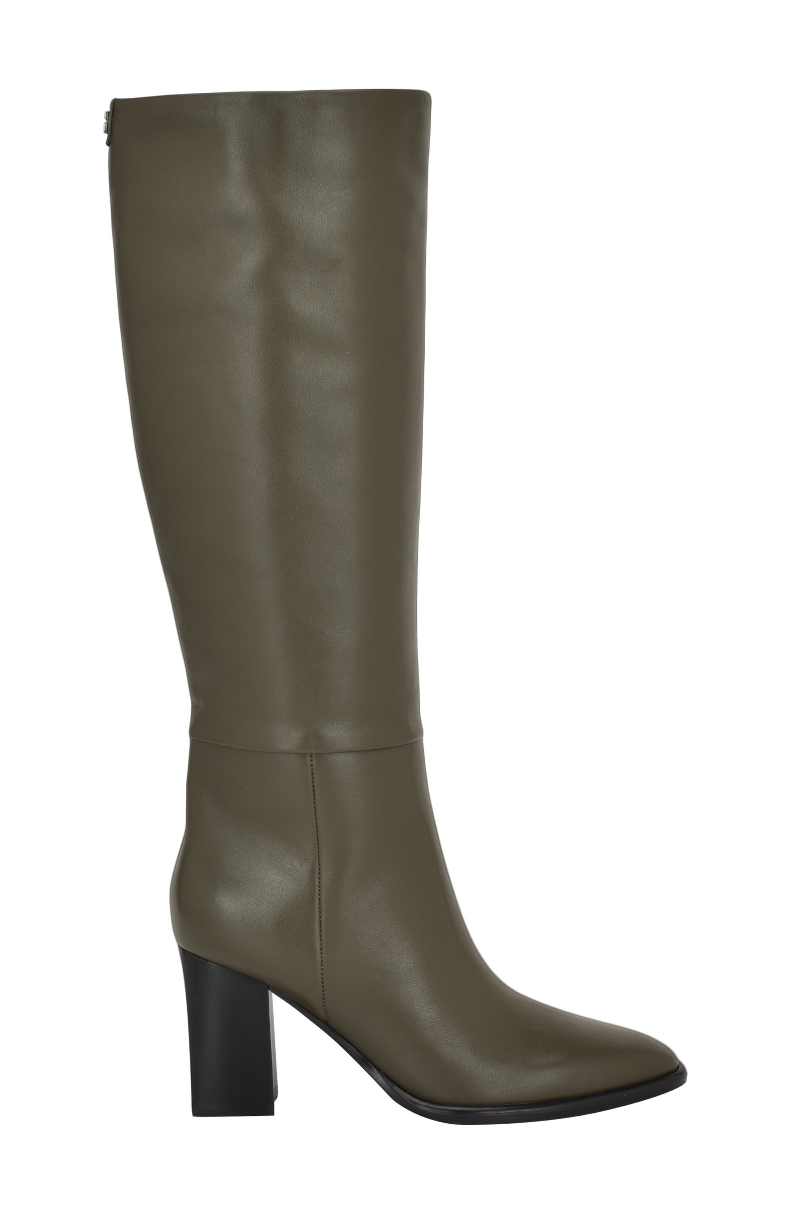 GUESS Perinna Over the Knee Block Heel Boot, Alternate, color, Green