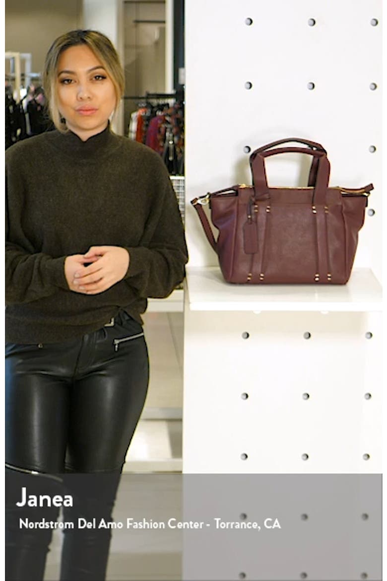 Kwaye Faux Leather Satchel video