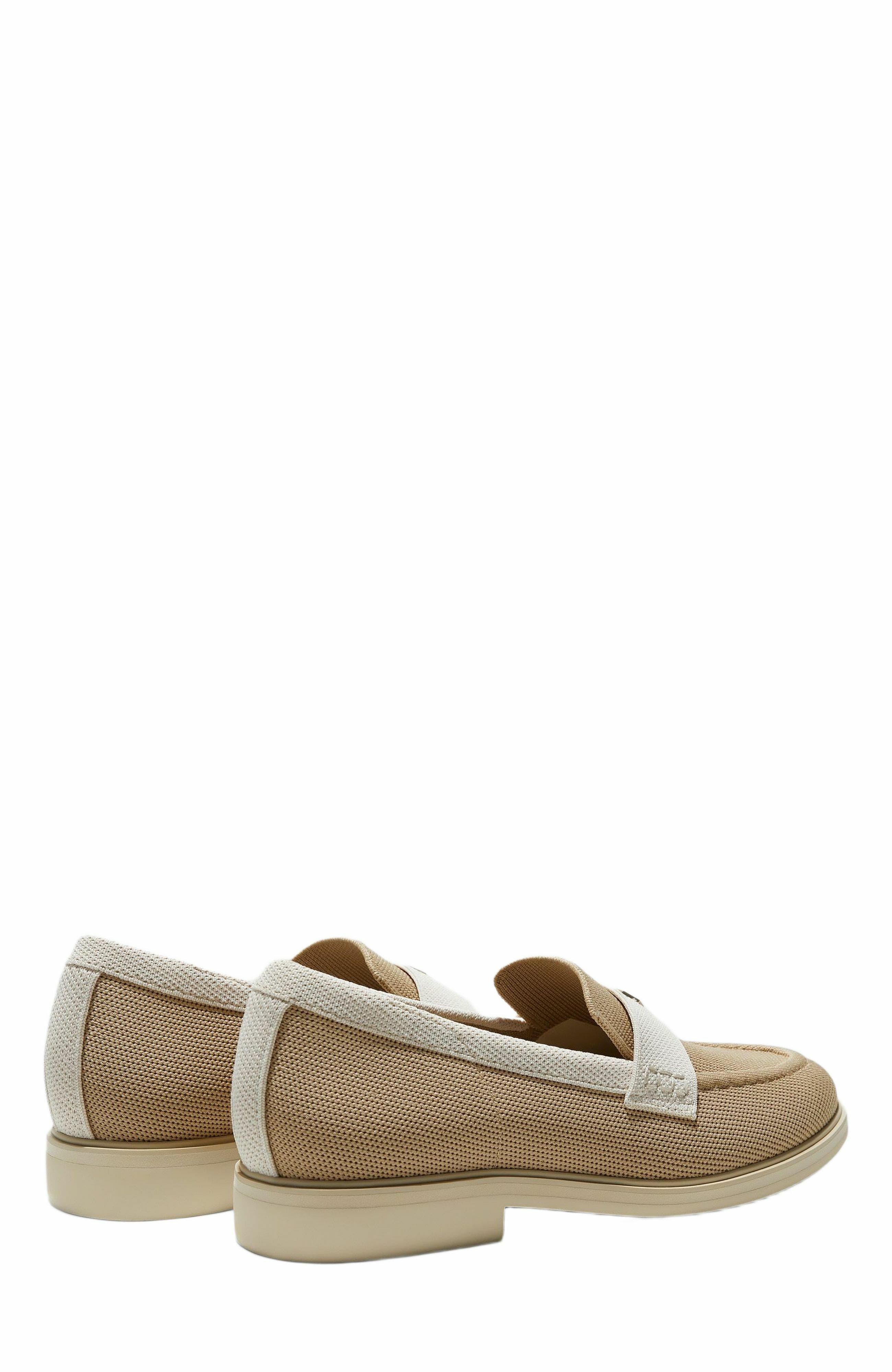 VIVAIA Classic Penny Loafers, Alternate, color, Nude Ivory