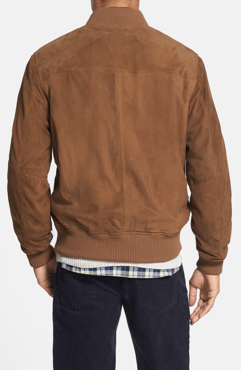 Golden Bear Suede Baseball Jacket, Alternate, color,