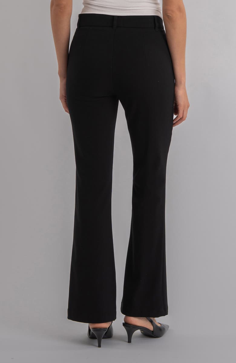 KUT from the Kloth Stella High Waist Flare Pants, Alternate, color, Black