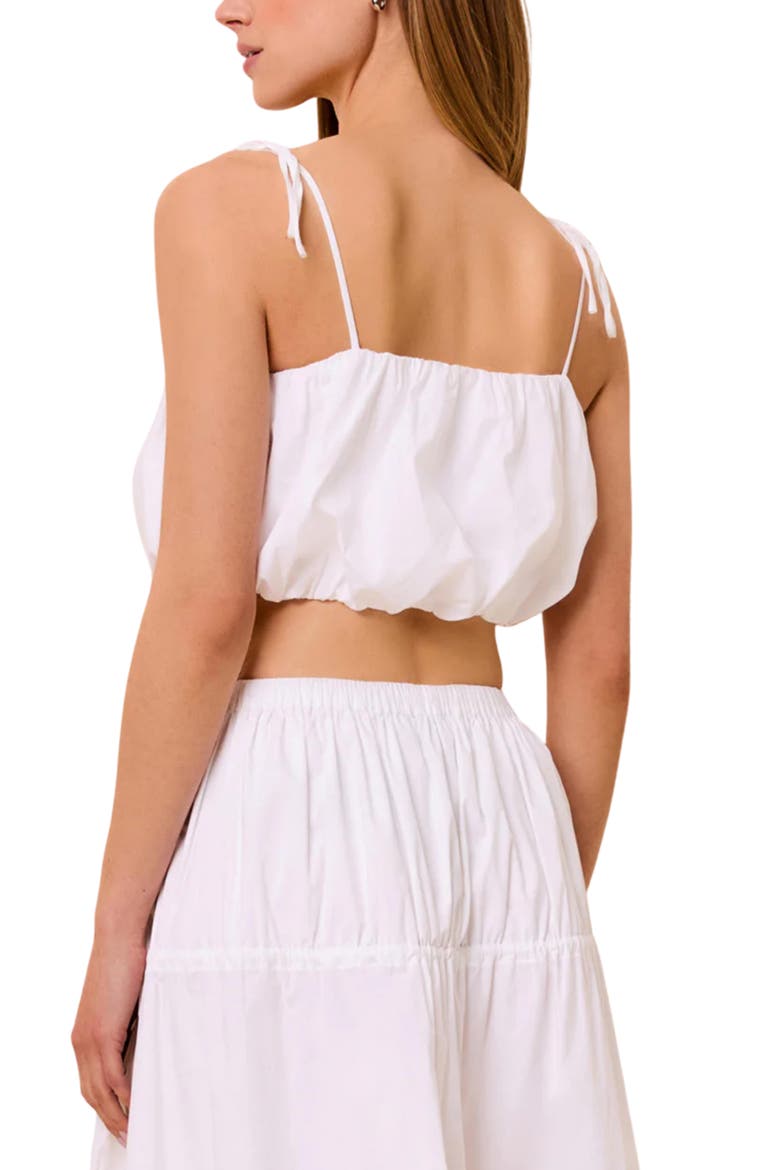 The Ivy Crop Bubble Camisole, Alternate, color, OPTIC WHITE
