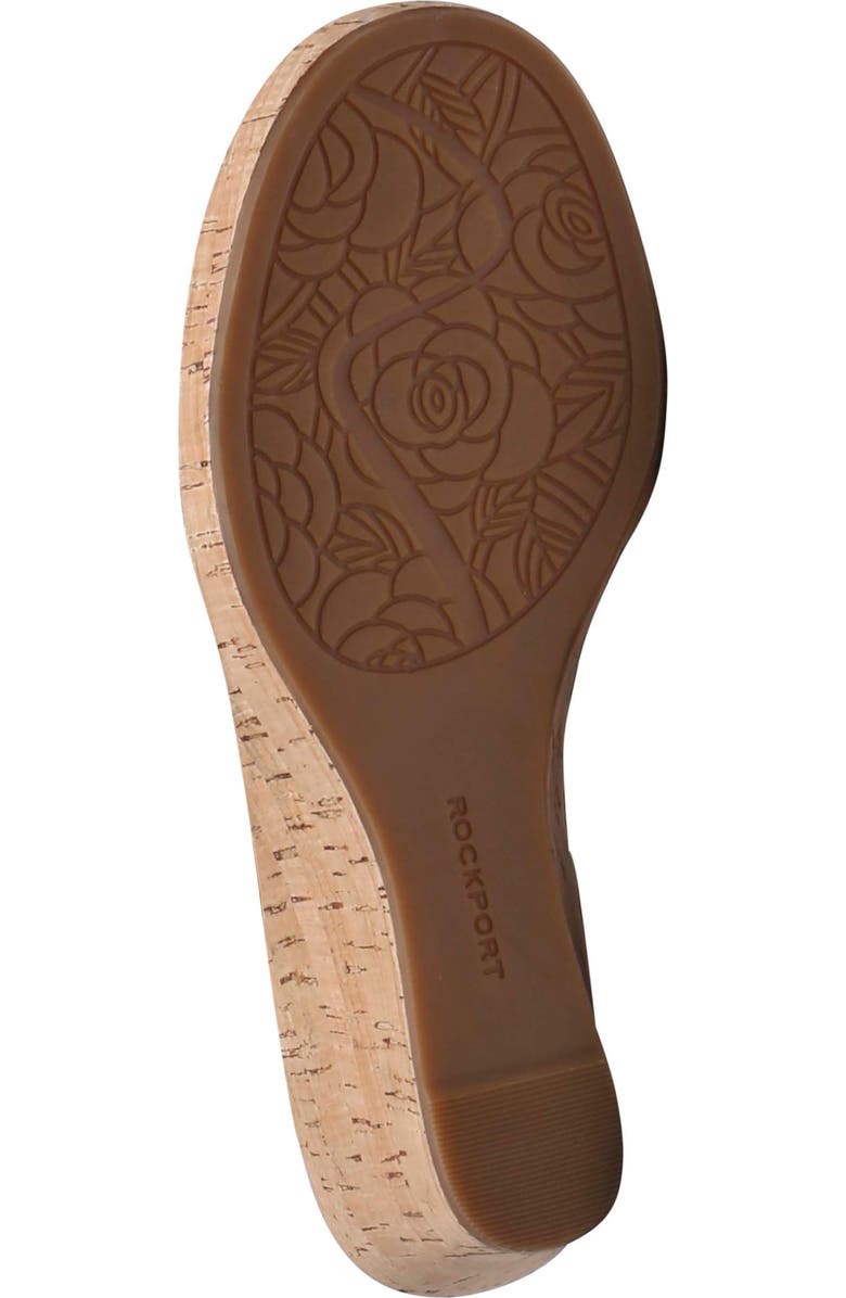 Rockport Cobb Hill Janna Perforated Wedge Sandal, Alternate, color,