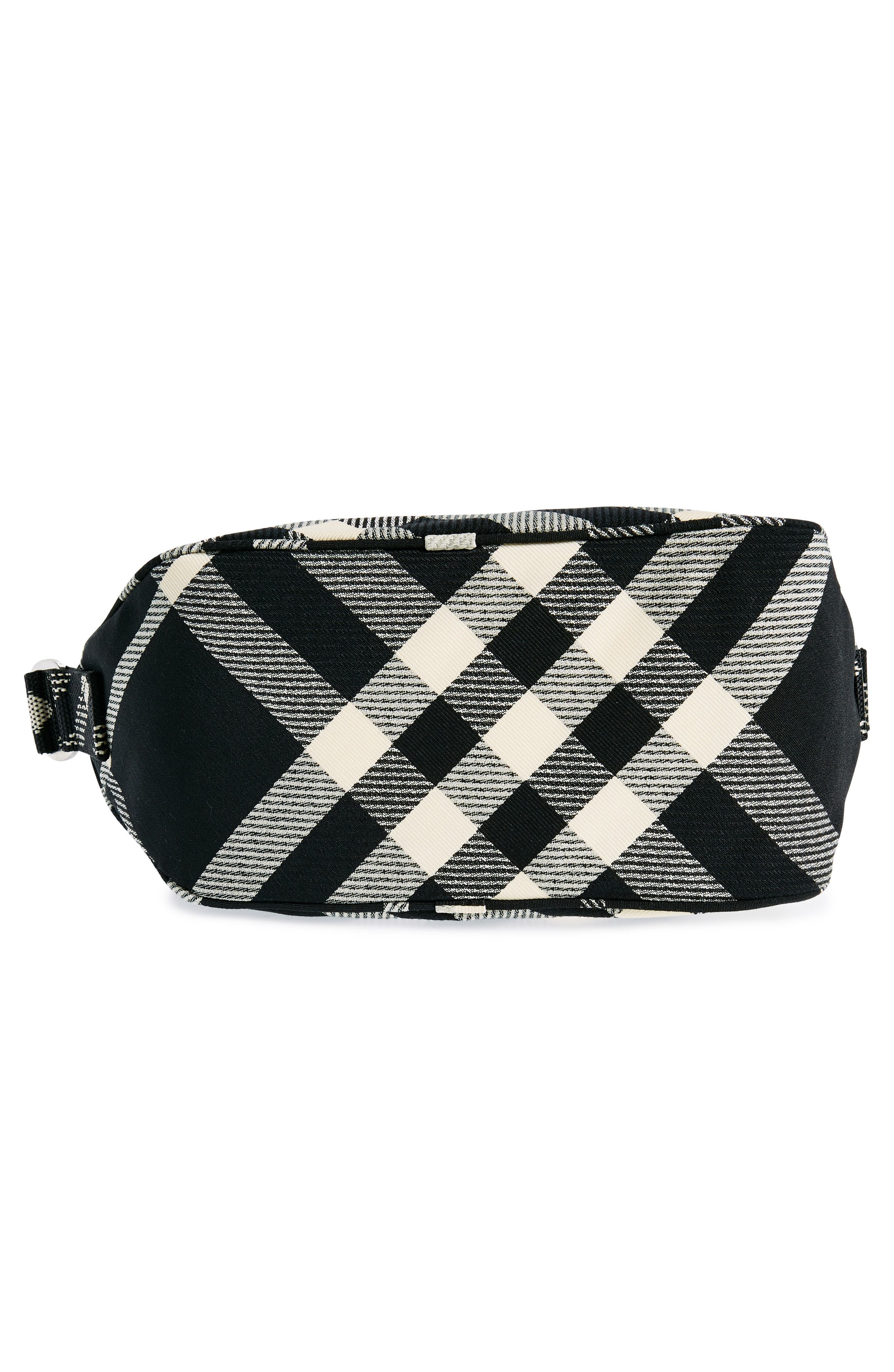 Burberry Small Shield Messenger Bag, Alternate, color, Black