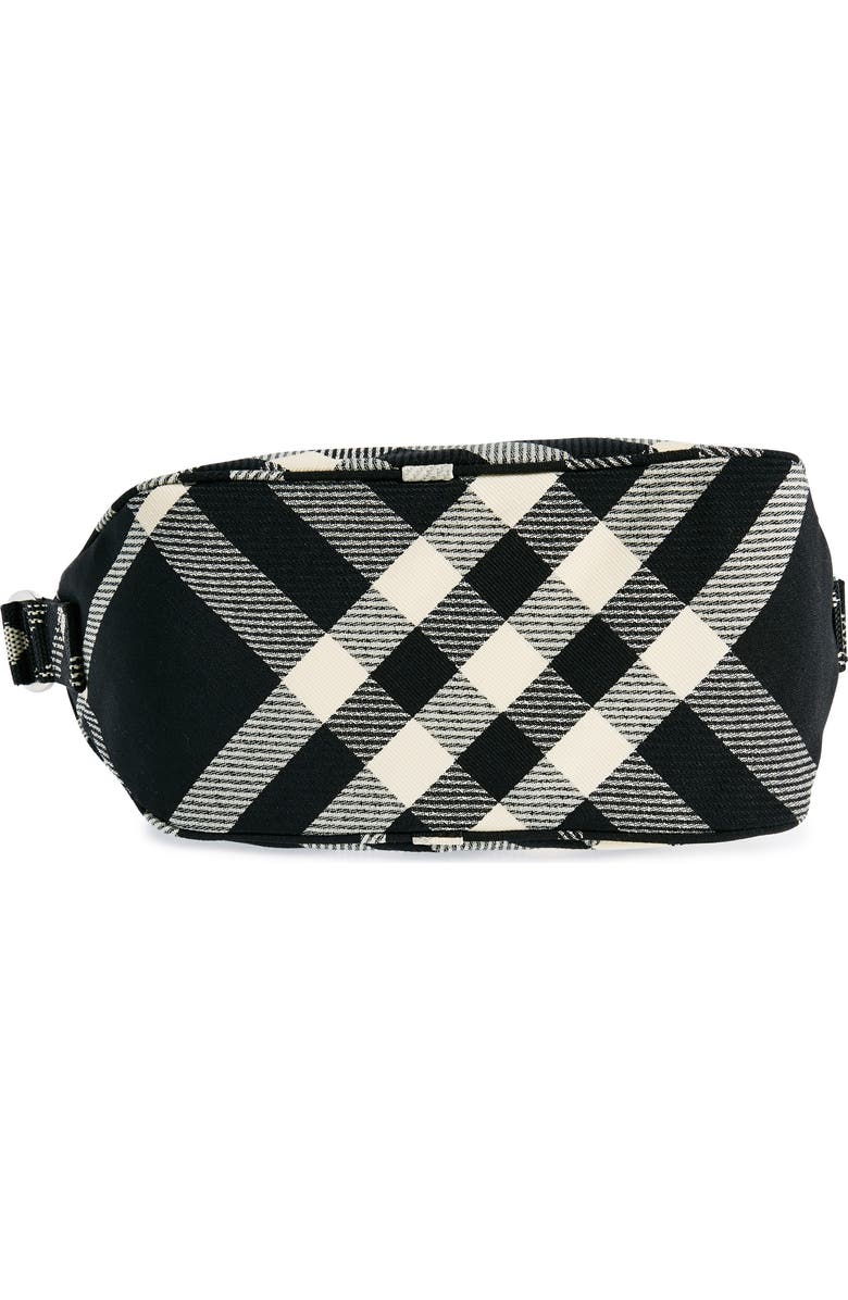 Burberry Small Shield Messenger Bag, Alternate, color, Black