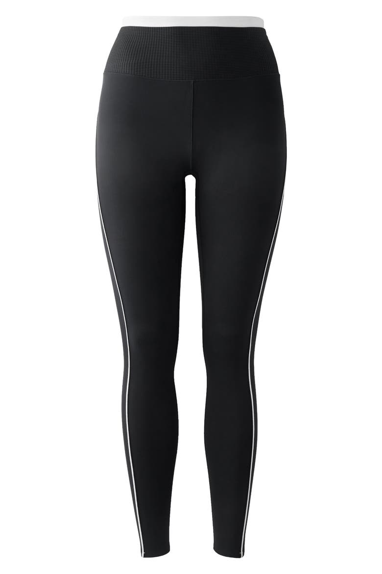 Doubletake High Waist 7/8 Leggings, Alternate, color, PURE BLACK