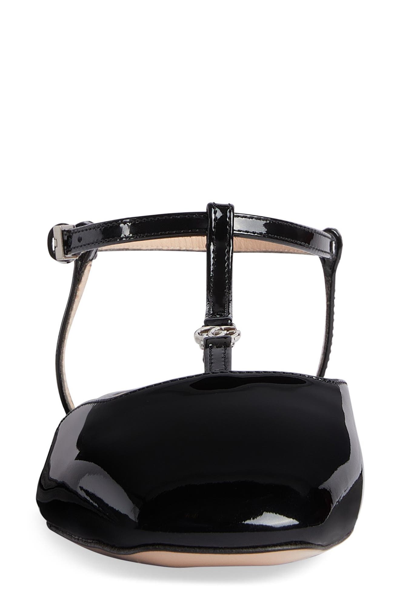 Gucci T-Strap Ballet Flat, Alternate, color, 