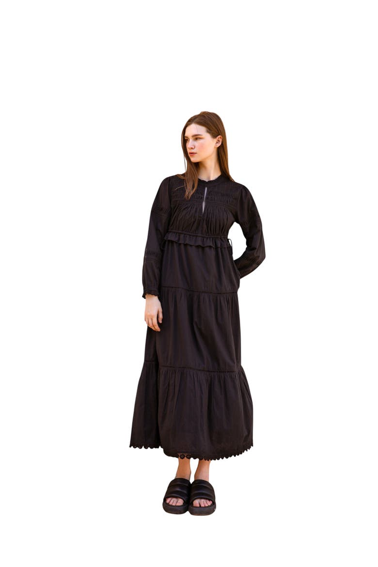 Lisette Maxi Dress, Main, color, Black - XS/S
