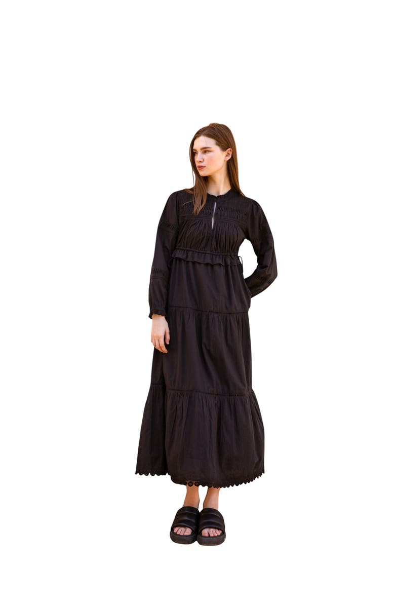 CQC LA Lisette Maxi Dress, Main, color, Black - Xs/S