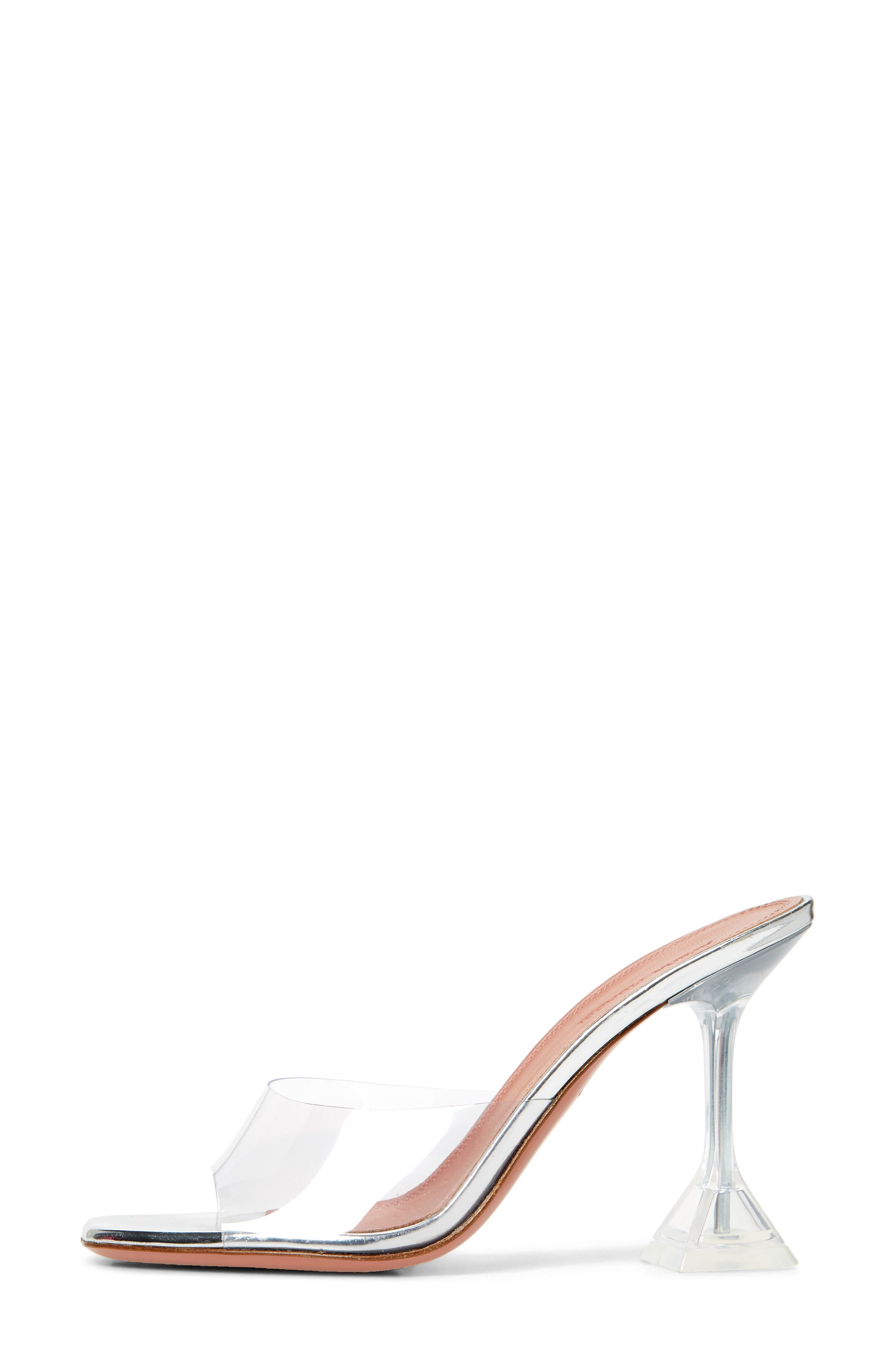 Amina Muaddi Lupita Glass Sandal, Alternate, color, 