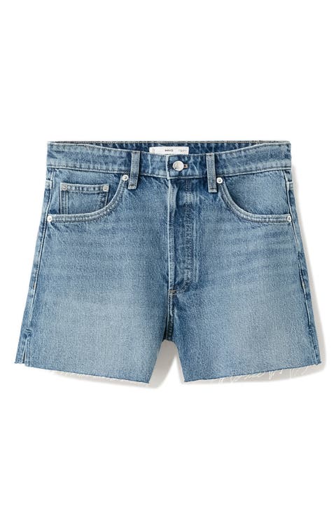 Cutoff Denim Shorts
