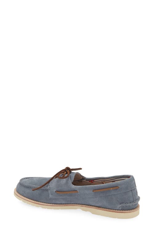 Sperry Top-sider® Sperry Authentic Original™ 2-eye Lugged Boat Shoe In Soft Blue Leather Suede