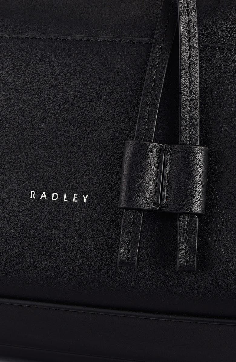 Radley The Medium Portobello Leather Backpack, Alternate, color, Black