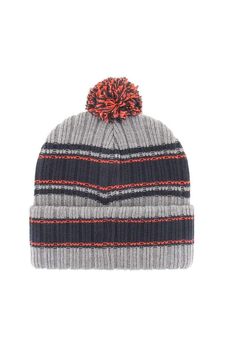 '47 Men's '47 Gray Auburn Tigers Rexford Cuffed Knit Hat with Pom, Alternate, color, Gray