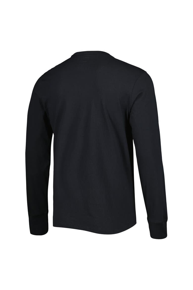 Men's '47 Black Jacksonville Jaguars Brand Wide Out Franklin Long Sleeve T-Shirt, Alternate, color, Black