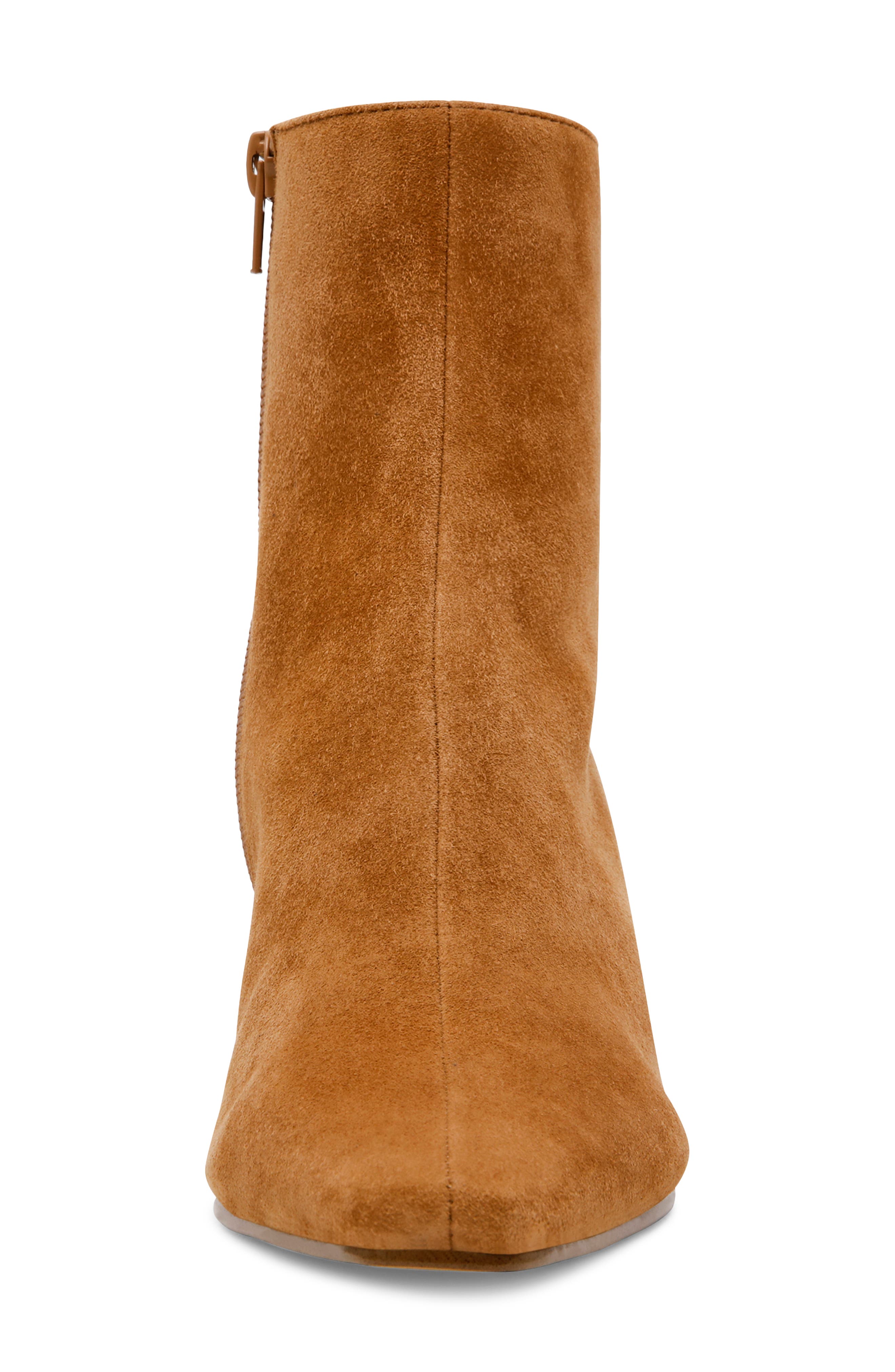 Delvie Bootie, Alternate, color, CHESTNUT SUEDE
